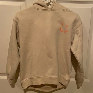 Cream colored Zara kids size 12 hoodie